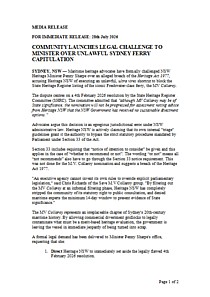 Save MV Collaroy Press Release thumbnail